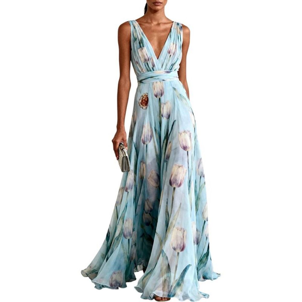 Olivia Taylor Womens  Sleeveless Maxi Dress